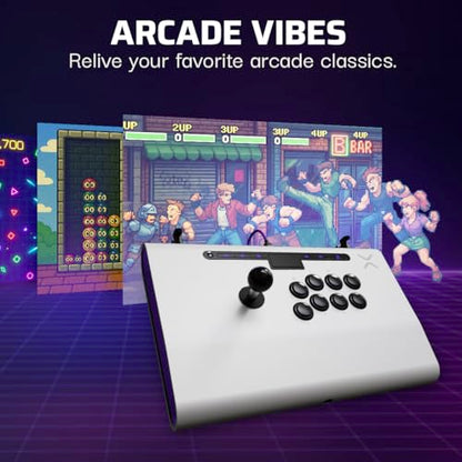 Victrix Pro FS Fight Stick Arcade Controller for PlayStation, PS5, PS4, PC - color: White
