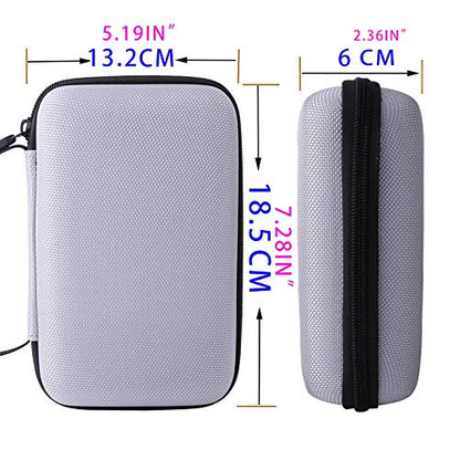 WAIYUCN Hard Carrying Case Compatible with RF40H/Upgraded XF40H Handheld Game Console Case (Grey) - color: Grey