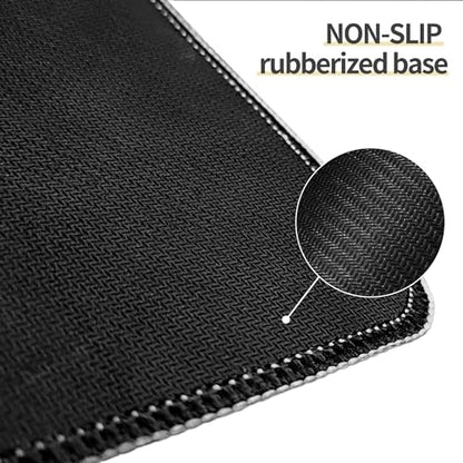 Bloss XL Topographic Mouse Pad Long Desk Mat, Black Mouse Keyboard Pad, Desk Pad, Large Gaming Mouse Mat Non-Slip Rubber (31.5 x 15.7 x 0.12 Inches) - color: Topographic-no Wrist Rest, size: 31.5 in x 15.7 in x 0.12 in