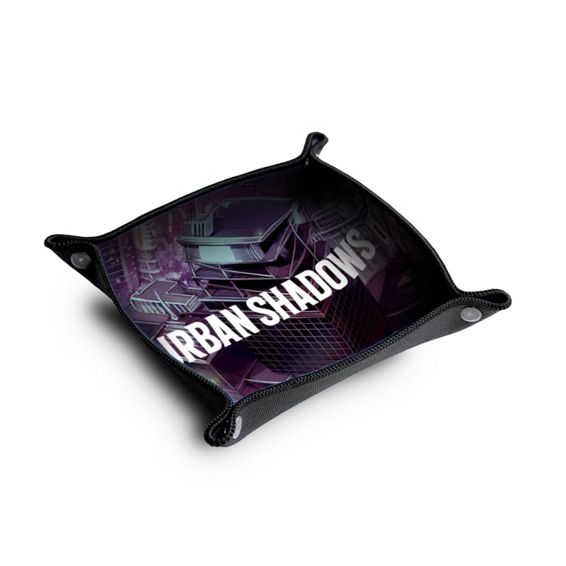Magpie Games Urban Shadows: Collapsible RPG Dice Tray, Foldable, Themed Art - style: Dice Tray