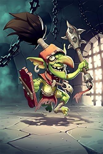 IELLO: Welcome to The Dungeon, Push-Your-Luck Elements, Disappearing Equipment, Strategy Board Game, 30 Minute Game Play, 2 to 4 Players, Ages 10 and Up - style: Original