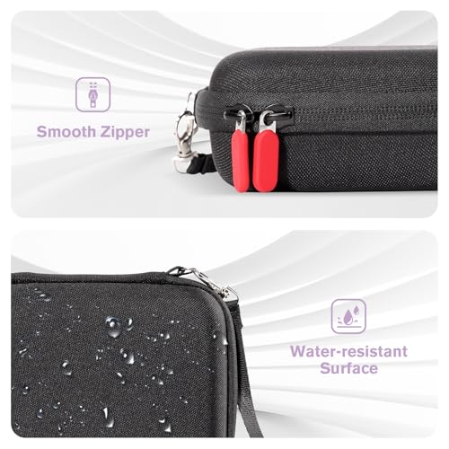 ProCase Hard Playing Card Game Carrying Case, Holds 300+ Cards -Black | Travel Storage Box, Compatible with UNO, Five Crowns, SKYJO, PlayMonster and More Card Games, Case Only - color: Black