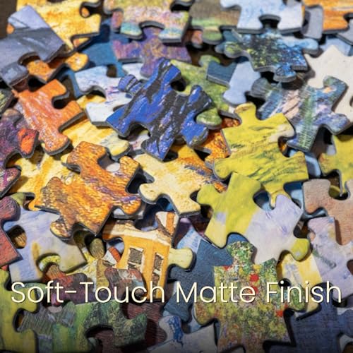 Claude Monet Impressions of Light Part 2, Premium 1000 Piece Jigsaw Puzzle for Adults, Glare-Free, Soft-Touch Puzzles, Made in USA, Puzzle Lovers Gift Ideas, 26.6" x 19.25" - color: Claude Monet Impressions of Light, Part 2