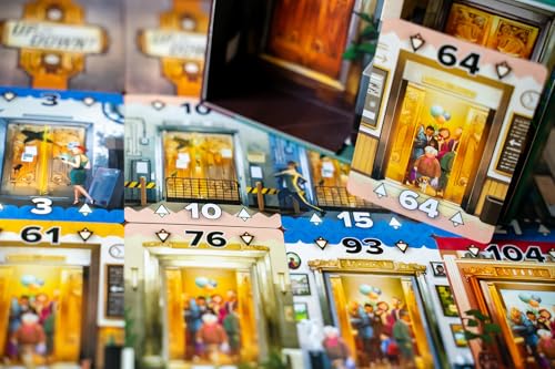 Capstone Games Up or Down? Interactive Strategy Card Game Ages 8+ Family | Easy-to-Learn Strategic Card Game for Game Night