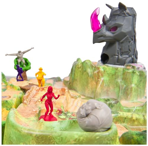 Spin Master Games, Jumanji Stampede, 3D Adventure Cooperative Board Game, for Fans of the Jumanji Movies, Face Off Against Jungle Emergencies, 2-4 Players, for Ages 8 & Up - style: Stampede 3d Board Game