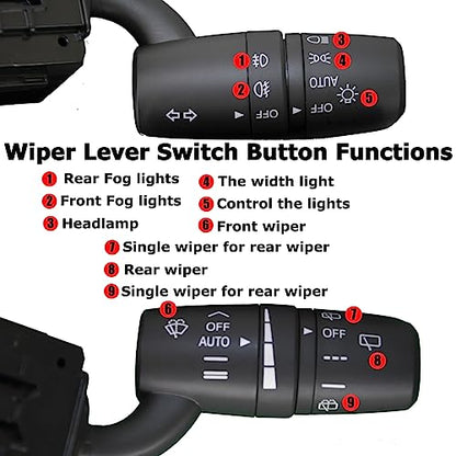 Obokidlyamor Simulator Turn Signal Wiper Light Combination Switch for For Thrustmaster T300RS /GT/Integral+Sude Steering Wheel +Adapter(For T300RS /GT/Ferrari Integral+Steering Wheel) - size: For T300RS /GT/ Ferrari Integral+Steering Wheel