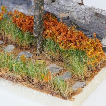 Multicolor Leaf Model - 300ml Miniature Scenery Material for Train Railway, Diorama, Car Scene & Scale Landscape Layouts (Golden Yellow) - color: Golden Yellow