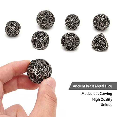 Dragon dice Set (Antique Bronze) - color: Antique Bronze