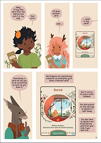 Renegade Game Studios The Tea Dragon Society Card Game - Deck Building | Fantasy Board Game for 2-4 Players Ages 10+, Based on Katie O'Neill Graphic Novel, Includes Adorable Dragon Illustrations