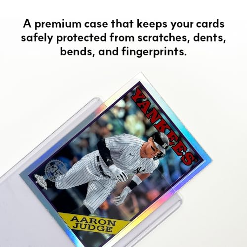 130PT Extra-Rigid Top Loaders for Cards (10 Pack) – Ultra Clear Hard Plastic Card Sleeves for Trading Cards, Collectible Cards & Sports Cards – Thick Trading Card Top Loaders & Hard Card Protectors - size: 130PT / 10 Pack