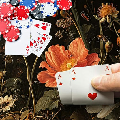 Garden with Flowers and Insects for MTG & TCG Playmat Mouse Pad,BFDHGQZC 24" x 14" Game Mat for MTG/RPG/CCG Trading Card Game Playmats Table Mat Perfect for Card Games Video Games Computer Office - color: Garden With Flowers and Insects