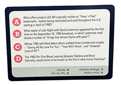 You Gotta Know 1980s - Trivia Game