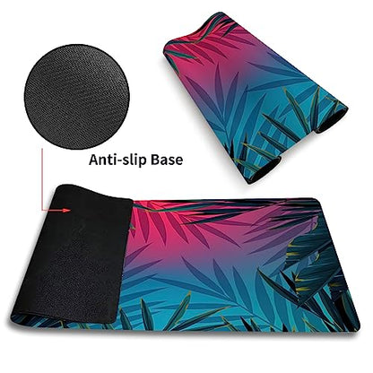 MTG Playmat Forest, TCG Game Play Mat for MTG Landscape Trading Card Smooth Cloth Surface Mousepad Battle Game 23.6X 13.7 inches - color: Mtg Playmat 2
