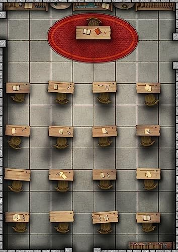 Big Book of Battle Mats Rooms Vaults & Chambers by Loke | 2-10 Players | Ages 14+ | One Shot Adventures and Heists