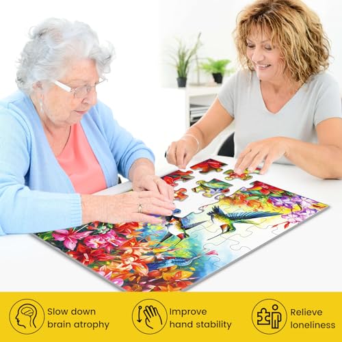 6 Pack 36 Large Piece Puzzle for Seniors Puzzles Dementia Alzheimer's Products and Activities for The Elderly Adults Puzzle Alzheimer's Easy Puzzles Gift Memory Games for Patients in Nursing Home - style: 36 Large Pieces