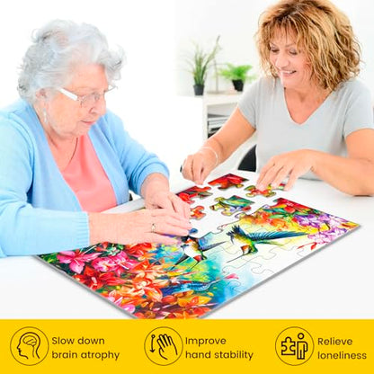 6 Pack 36 Large Piece Puzzle for Seniors Puzzles Dementia Alzheimer's Products and Activities for The Elderly Adults Puzzle Alzheimer's Easy Puzzles Gift Memory Games for Patients in Nursing Home - style: 36 Large Pieces