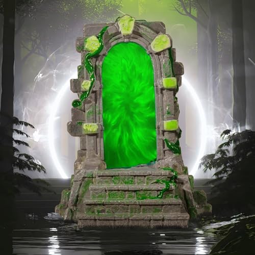 Wowagoga Glowing Portal Miniature, Resin Miniature Light Up | Prop for Tabletop War Games War Games Fantasy Style