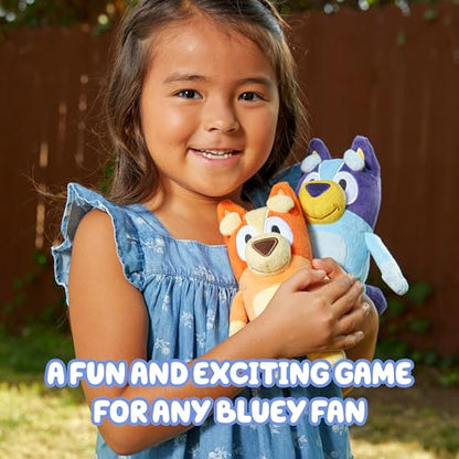 Bluey Bingo’s Bingo Card Game, Kids Image Matching Card Game with 40 Cards, 48 Chips and 12 Scoring Chips, Interactive Fun Games for Kids of Ages 3+