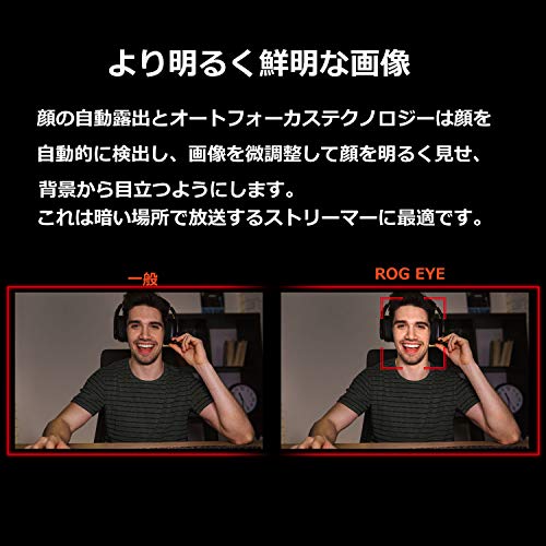 Asus ROG Eye 1080P 60fps USB Webcam with Beamforming Microphone and Auto Exposure/Auto Focus Technology for PC or MacOS - style: ROG Eye