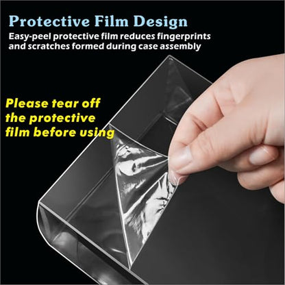 10PCS Plastic Protector Case For Booster Bundle/Build & Battle Foldable Clear Display Box Plastic Display Case Compatible with Booster Bundle Collectors Cards Protector - size: 10PCS