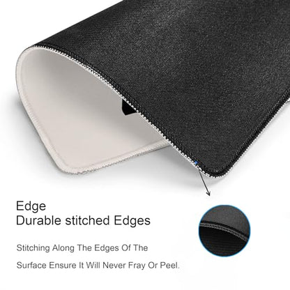 Cute Black Cat Mouse Pad,Kawaii Anime Cat Mouse Pads for Wireless Mouse Desk Accessories,10"X8" Travel Mousepad with Non-Slip Rubber Base, Stitched Edge Mouse Pads for Desk,Computers,Laptop,Office - color: S-9