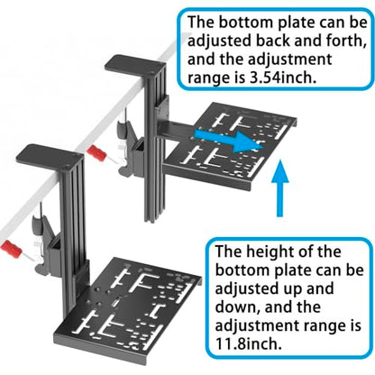 YAARHEJ Heavy-Duty Sim Racing Desk Mount for Shifters & Handbrakes - Universal Fit for Logitech, Thrustmaster TH8A/TSS, Fanatec Clubsport