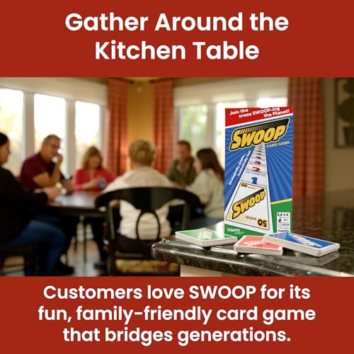 SWOOP Card Game | Family Strategy Party Game | Ages 7+ | 3–8 Players | Fast-paced strategy card game for 3–8 players. Easy to learn, quick to play, and perfect for family game nights.