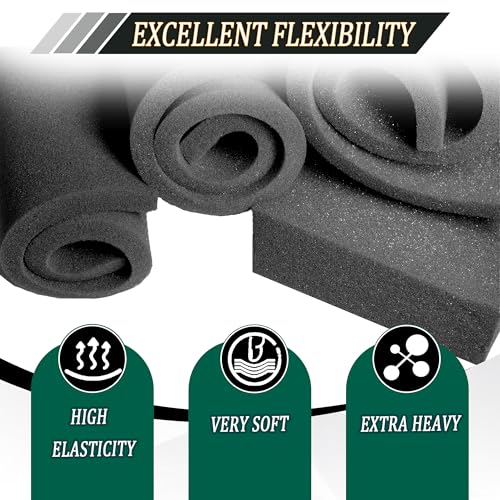 8 Pack Polyethylene Foam Pads for Packing Foam Sheets 2 Size Cuttable High Density Cushioning Inserts Protective Foam for Packing Cases and Crafts- 16" X 12" X (0.4" and 1") - size: 16in*12in*1in+0.4in
