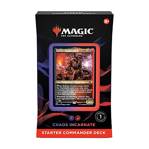 Magic: The Gathering Starter Commander Deck Bundle – Includes All 5 Decks
