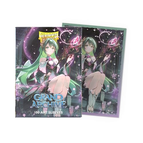 Dragon Shield | Grand Archive Matte Art Sleeves | 100 CT - Smooth & Tough Premium TCG Sleeves | Compatible with Pokemon, One Piece & Magic the Gathering | Ariel, Archangel of Natura - color: Ariel, Archangel of Natura