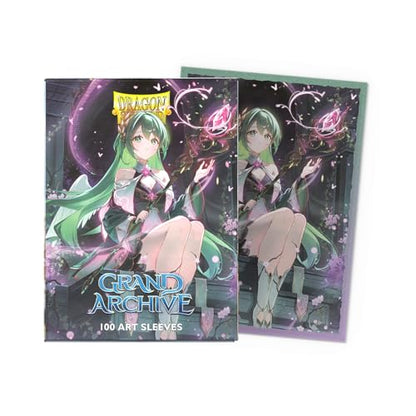 Dragon Shield | Grand Archive Matte Art Sleeves | 100 CT - Smooth & Tough Premium TCG Sleeves | Compatible with Pokemon, One Piece & Magic the Gathering | Ariel, Archangel of Natura - color: Ariel, Archangel of Natura