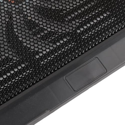 SUNGOOYUE Laptop Cooler Cooling Pad with Super Quiet Fan Ergonomic Stand USB Hub for Gaming Movies Black
