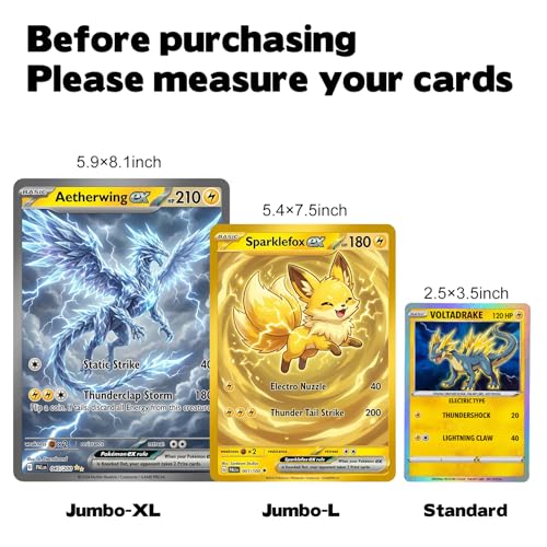 Rainmae 25 Pack 5.7" x 7.9" Jumbo Card Sleeves, Rigid Photocard Protectors for Oversized Trading Cards Sheet Protectors, Paper Sleeves Jumbo Sports Cards Sleeves Hard Plastic Document Holder Protector - size: 5.7 x 7.9 inches