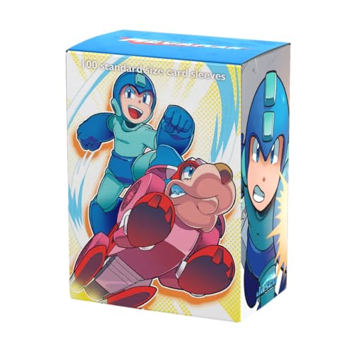 Dragon Shield | Matte Art Sleeves | 100 CT - Smooth & Tough Premium TCG Sleeves | Compatible with Pokemon, One Piece & Magic the Gathering | Mega Man & Rush - color: Mega Man & Rush