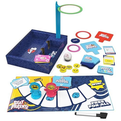 Spin Master Games, Beat the Parents, 2025 Edition with New Challenges & Cards, Friendly Competition Family Game, Family Game Night, 4-8 Players, for Ages 6 & Up - color: Classic 2025 Edition -Beat the Parents
