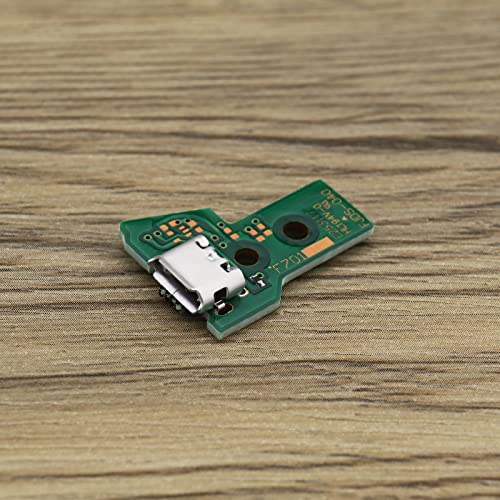 ECSiNG 2PCS Interface Board JDS-040 and 12 Pin Ribbon Cable Compatible with PS4 Pro/Slim Wireless Controller Replacement Charging Port Assembly