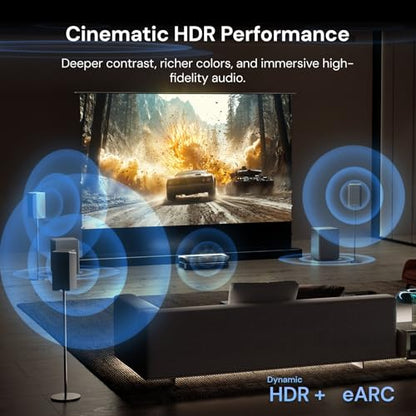 AWOL VISION HDMI 2.1 Cable 6.56ft,8K Certified, 48Gbps Ultra High Speed HDMI Cable 8K@60Hz, 4K@120Hz, 2K@144Hz, Compatible with PS5/Xbox/TV/PC/Projector