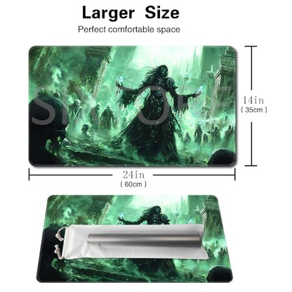 Board Game 14x24in MTG Playmat Compatible for OCG CCG RPG TCG Playmats (Legion of the Undead) - color: Legion of the Undead