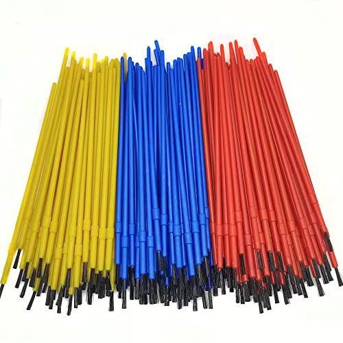 150pcs Plastic Paint Brushes Set Acrylic Paint Brushes Watercolor Brushes Colorful Detail Painting Kit Art Supplies for Educational & Learning Activity, 170mm - color: 150pcs Brushes