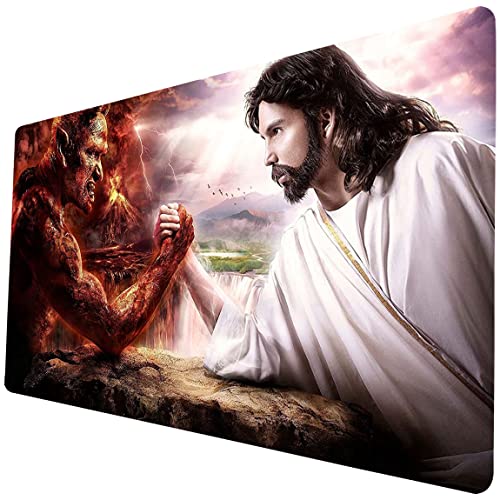 MTG Playmat, 24 x 14 Inches TCG Card Mat, Smooth Rubber Surface, Board Game Mats for MTG DTCG CCG RPG Trading Card - color: Pattern6