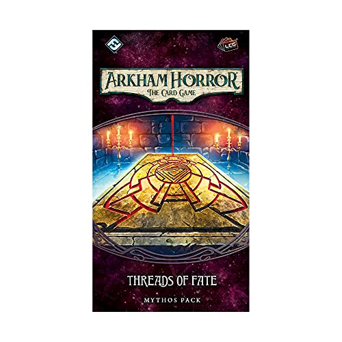 Arkham Horror The Card Game Threads of Fate MYTHOS PACK | Horror Game | Mystery Game | Cooperative Card Game | Ages 14+ | 1-2 Players | Average Playtime 1-2 Hours | Made by Fantasy Flight Games - size: Mythos Pack, style: Threads of Fate