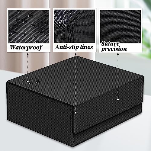 1800+ Trading Card Storage Box, Magnetic Closure Toploaders Storage Box Hold 600+ 35PT 3"x4" Standard Toploaders, PU Leather Card Deck Boxes Fit for MTG,Marvel,Sport Cards,Game Cards, Business Cards
