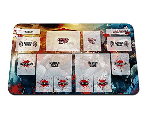 Tiny Epic Zombies Playmat | Neoprene Play Mat for Card Game | 18" x 12" x 2.5mm | Custom Design
