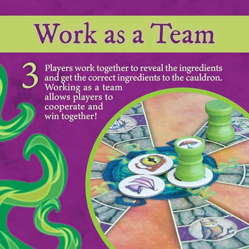 Peaceable Kingdom Cauldron Quest Cooperative Potions and Spells Game for Kids