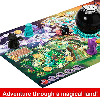 Mattel Games Magic 8 Ball Magical Encounters Board Game for Kids & Families, Cooperative Player Game with Real Magic 8 Ball - style: Board Game