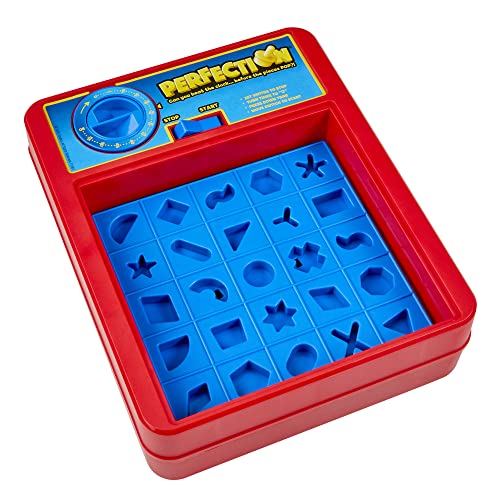 Hasbro Gaming Perfection Plus 2-Player Duel Mode Popping Shapes and Pieces Ages 5 and Up, Easter Gifts for Kids (Amazon Exclusive)