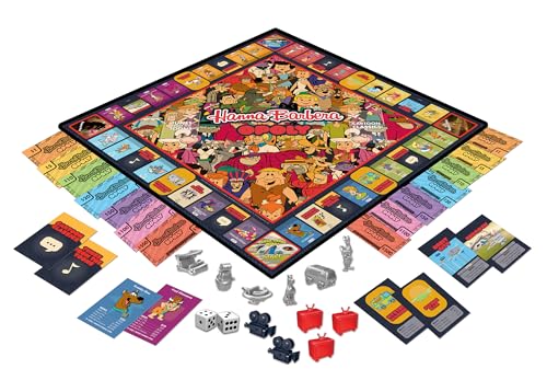Hanna-Barbera Opoly - Game for All Ages by Masterpieces - Board Games for Families - Opoly Style Cartoon Strategy Board Game - color: Hanna-barbera