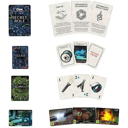 Hasbro Gaming Clue Conspiracy Board Game for Adults and Teens, Secret Role Strategy Games, Ages 14+, 4-10 Players, 45 Minutes, Mystery & Party Games