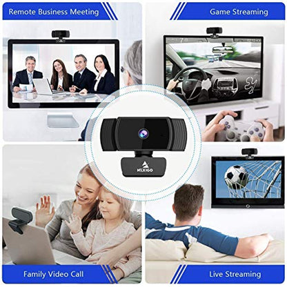 NexiGo 1080P Autofocus Webcam Kits, N930AF FHD USB Web Camera with Privacy Cover, Upgraded Video Conference Lighting, Extendable Tripod Stand, for Zoom/Skype/Teams