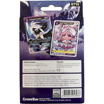 CookieRun TCG: Starter Deck - Glorious Moonlight - Purple Legendary Cookie Moonlight, Ready-to-Play Character Deck, Braverse Trading Card Battle Game - color: Purple